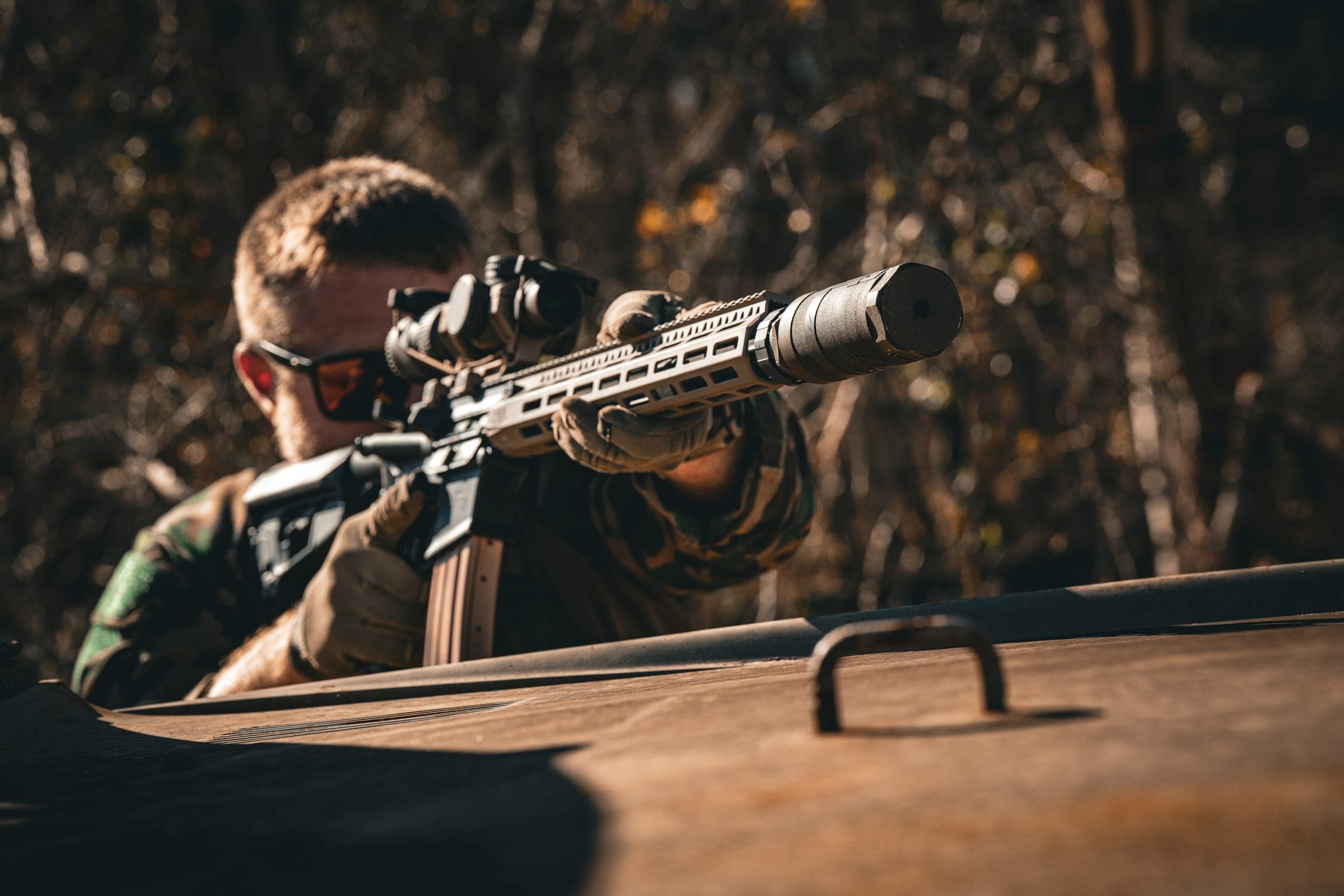 Tactical operator with Deadline Defense gear